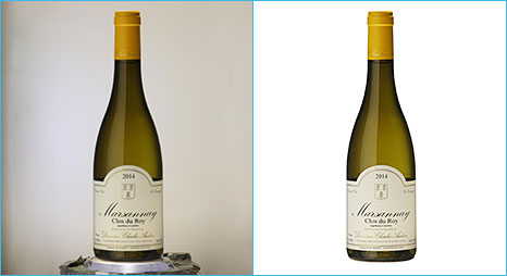 Image retouching applied on a bottle-blended image created by- best clipping path service provider company.