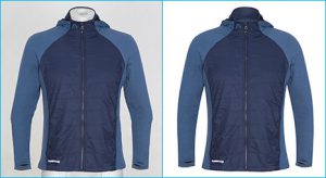 Created ghost mannequin effect in Photoshop fro blue-mens-leather-jacket