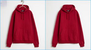 Photo retouch dusts and sketches removal photo retouching sample image for Man's hoodies by clipping path product.