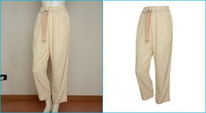 Clipping Path applied on woman pant image created by- Clipping Path Product.